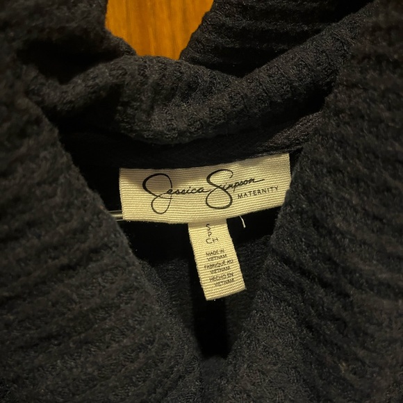 Jessica Simpson Maternity Sweater Navy Small - Picture 2 of 5